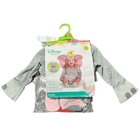 Disney Baby Dumbo Infant Costume 12-18m 12m 18m NWT Halloween - Picture 7 of 8